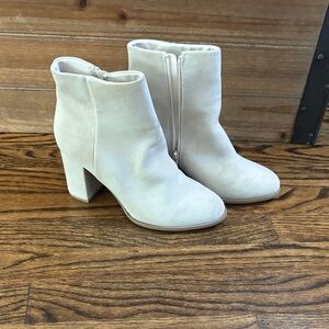 Altar'd State Off-White Block Heel Boots